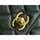 CHANEL 22K Small Gold Bar Adjustable WOC  