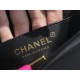 Chanel 22A New Mini Boy Black Lizard Grain Calfskin  