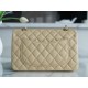 Classic Flap Light Almond Small Lambskin  