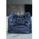 CHANEL 22P Handbag Medium Metallic Blue  