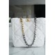 CHANEL 22B 19 BAG Tote White Lambskin  