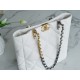 CHANEL 22B 19 BAG Tote White Lambskin  