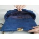 CHANEL 19 Bag Denim Blue Medium Denim Fabric  