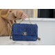 CHANEL 19 Bag Denim Blue Medium Denim Fabric  