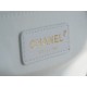 CHANEL Ultra-Fairy Pearl Embroidery Beach Bag Almond  