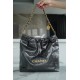 CHANEL 22P Handbag Small Metallic Gray  