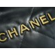 CHANEL 22P Handbag Small Metallic Gray  