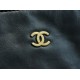 CHANEL 22P Handbag Small Metallic Gray  