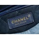 CHANEL 22P Handbag Small Metallic Gray  