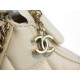 CHANEL 23P Moon Crescent Bag Small Light Almond Lambskin  