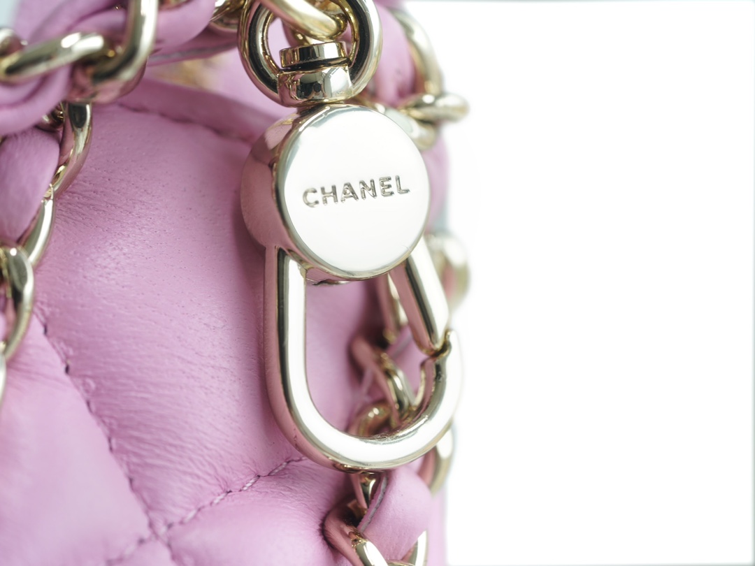 CHANEL 23P Moon Crescent Bag Large Pink  