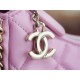 CHANEL 23P Moon Crescent Bag Large Pink  