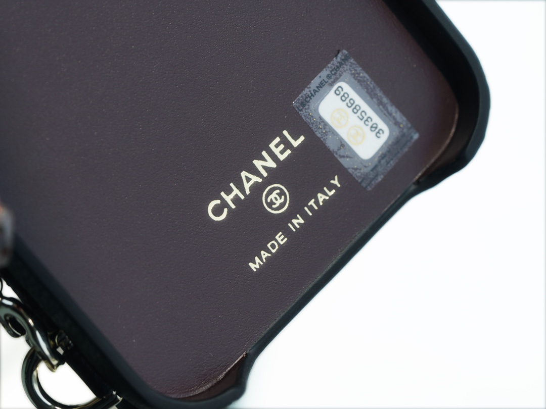 Chanel 22P New Phone Case 13 Pro Max Black  