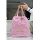 CHANEL 23P Spring/Summer New Mini Backpack Small Pink Glossy Calfskin