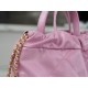 CHANEL 23P Spring/Summer New Mini Backpack Small Pink Glossy Calfskin