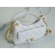 CHANEL 23C Early Spring Resort Collection Flap Bag White Small Glossy Wrinkled Calfskin  