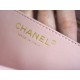 CHANEL 23S Camellia Adjustable Buckle CF Small Sakura Pink Lambskin  