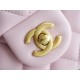 CHANEL 23S Camellia Adjustable Buckle CF Small Sakura Pink Lambskin  