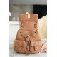 CHANEL 23P New Duma Backpack Mini Caramel Calfskin  