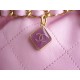 Chanel 23P Mini 22 Bag Small Fortune Bag Pink Lambskin