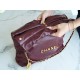 CHANEL 22P Handbag Wine Red Small  