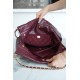 CHANEL 22P Handbag Wine Red Small  