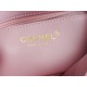 Chanel Metal Ball Square Bag Pink Lambskin  