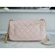 Chanel Metal Ball Square Bag Sakura Pink Lambskin  