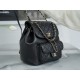 CHANEL 23C New Duma Backpack Black Large  