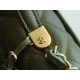 CHANEL 22K Messenger Tofu Bag Large Olive Green Calfskin  