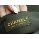 CHANEL 22K Messenger Tofu Bag Large Olive Green Calfskin  