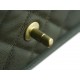 CHANEL 22K Messenger Tofu Bag Large Olive Green Calfskin  