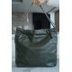 CHANEL 22P Handbag Olive Green Small Calfskin  