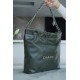 CHANEL 22P Handbag Olive Green Small Calfskin  