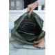 CHANEL 22P Handbag Olive Green Small Calfskin  