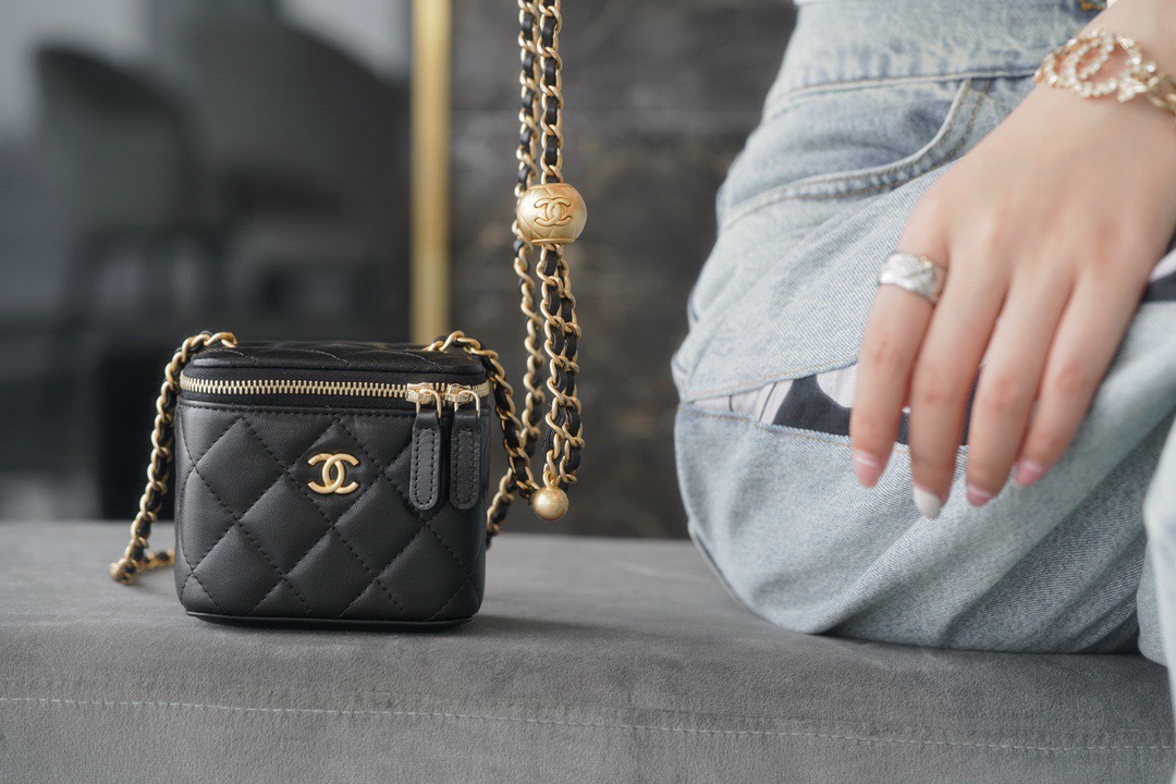 Chanel Metal Ball Series Mini Box Bag  