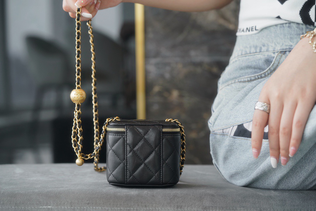 Chanel Metal Ball Series Mini Box Bag  