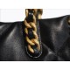 CHANEL 22B 19BAG Tote Black and Gold Small Lambskin  