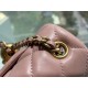 Chanel Metal Ball Square Chunky Bag Dried Rose Pink  