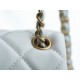 Chanel Metal Ball Square Chunky Bag White Lambskin  