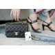 CHANEL 2021 SS Spring/Summer New Handle CF Mini Black and Gold  