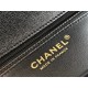 CHANEL 2021 SS Spring/Summer New Handle CF Mini Black and Gold  