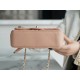 CHANEL 2021 SS Spring/Summer New Handle CF Mini Milk Tea Apricot with Light Gold  