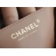 CHANEL 2021 SS Spring/Summer New Handle CF Mini Milk Tea Apricot with Light Gold  