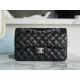 Classic Flap Classic Flap Black and Silver Small Lambskin  