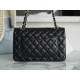 Classic Flap Classic Flap Black and Silver Small Lambskin  