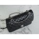 Classic Flap Classic Flap Black and Silver Small Lambskin  