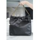 CHANEL Crinkled 22 Handbag Medium Black  