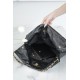 CHANEL Crinkled 22 Handbag Medium Black  