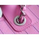 CHANEL 23P Spring/Summer New Maxi Shopping Bag Pink Calfskin  